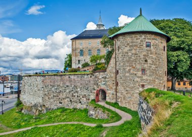 Akershus Kalesi. Oslo. Norveç. Çekim tarihi 23 Ağustos 2014.