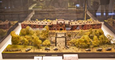 Brest Kalesi 'nin modeli. Minyatür Müze 