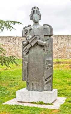 BELGRAD, SERBIA - MAYIS 01, 2019: Despot Stefan Lazarevich Anıtı Fotoğrafı.