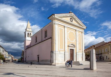 POREC, CROATIA - MAYIS 06, 2019: Meleklerin Kilisesi 'nin Fotoğrafı.
