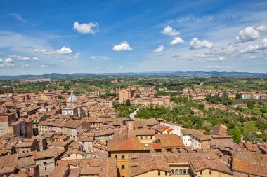 Tepeli çatılar ve hindi manzaralı Ankara binaları