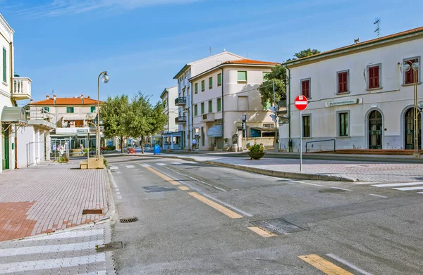 City Landscape San Vincenzo Italy Date Filming September 2018 — 스톡 사진