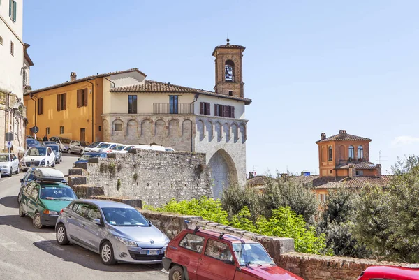 Perugia Italia Una Pintoresca Calle Centro Histórico Ciudad Fecha Rodaje —  Fotos de Stock