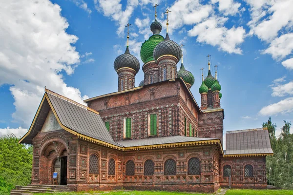 Die Kirche Des Täufers Johann Toltschkowo Jaroslawl Goldener Ring Russland — Stockfoto