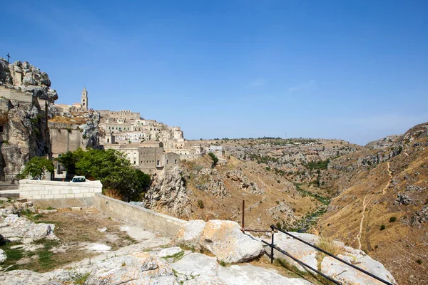 Matera Ancient City Cave Houses Basilicata Italy — Stock Photo, Image