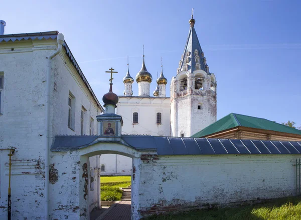 Portão Norte Século Xviii Mosteiro Santíssima Trindade Nikolsky Gorokhovets Região — Fotografia de Stock