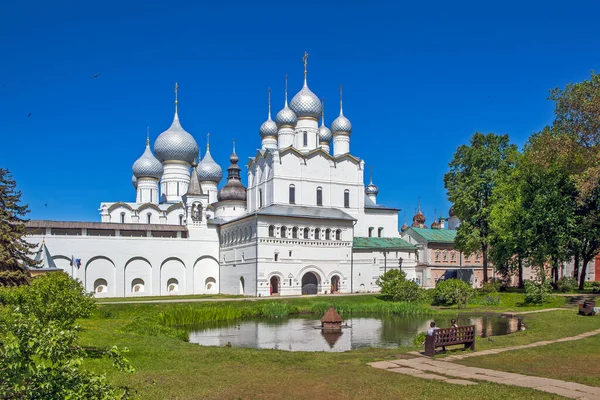 Gate Church Resurrection Christ Assumption Cathedral Rostov Kremlin Rostov Great — Foto de Stock