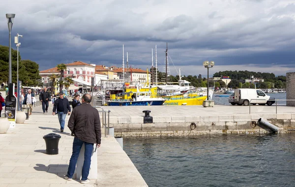 Porec Croatia May 2019 Photo Marshal Tito Quay — Stock Photo, Image