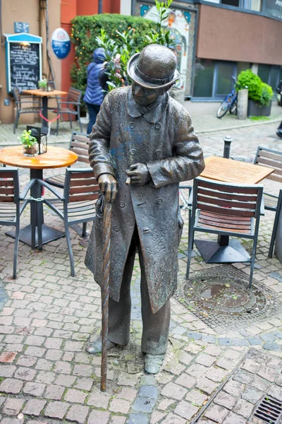 Bremen Deutschland Mai 2018 Foto Der Skulptur Von Heini Holtenbeen — Stockfoto