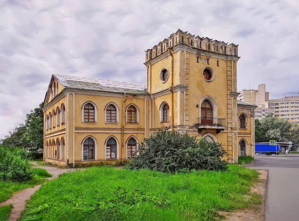 Landhuis Novoznamenka Gotisch Huis Zomerhuisje Van Myatlevs Sint Petersburg Datum — Stockfoto