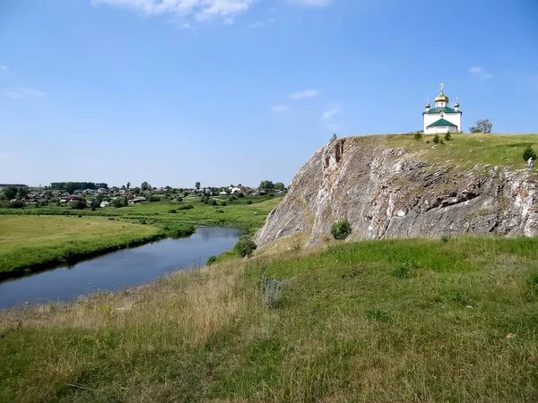 Малая Церковь Шайтане Арамашево Россия — стоковое фото