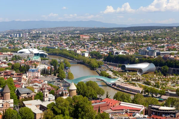 Panorama Över Tbilisi Ovanifrån Georgia Datum För Fotografering Maj 2017 — Stockfoto