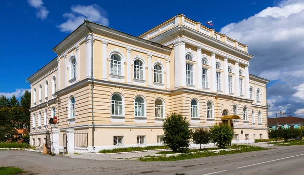 Administration Zemstvo Bâtiment Administration Municipale Kamychlov Région Sverdlovsk Russie Date — Photo