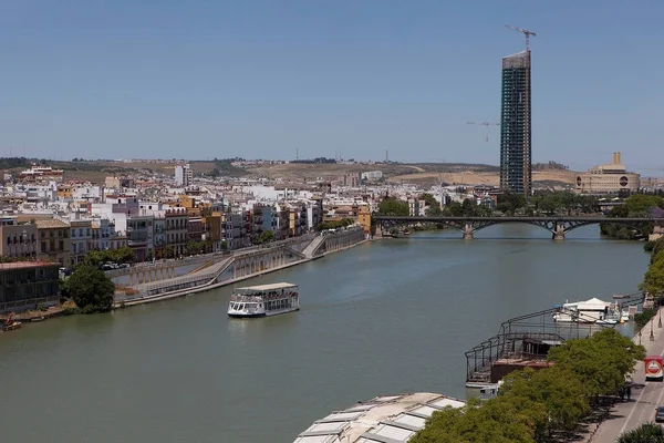 View Torre Del Oro Seville Spain Date Shooting May 2013 — Stock Photo, Image