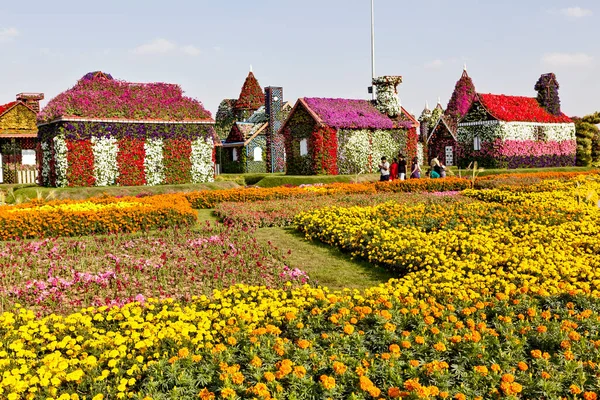 Royal Keukenhof Flower Park Scene Fel Zonlicht Lisse Nederland — Stockfoto