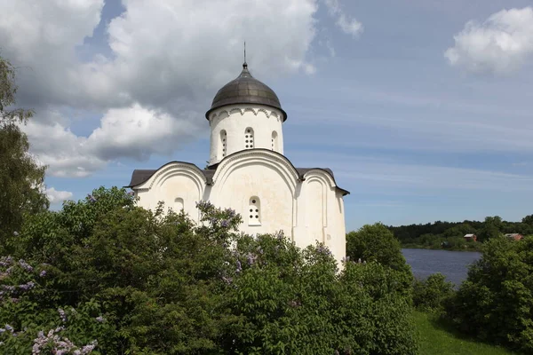 Catedral San Jorge Viejo Ladoga Región Leningrado Rusia Fecha Rodaje — Foto de Stock