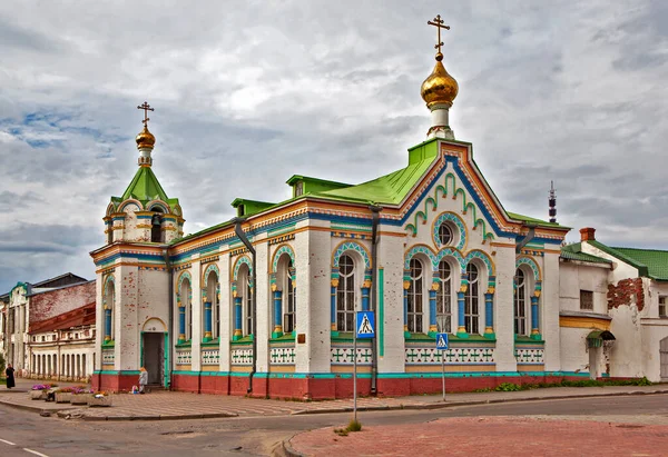 Igreja Nome Dos Santos Zósimo Savvaty Herman Solovetsky Composto Mosteiro — Fotografia de Stock