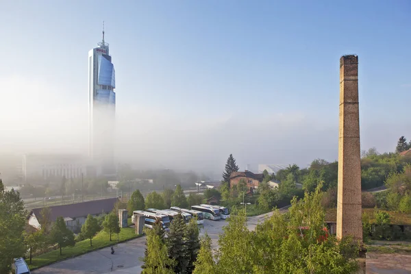 Sarajevo Bosnia Och Herzegovina Maj 2019 Foto Moderna Avaz Twist — Stockfoto