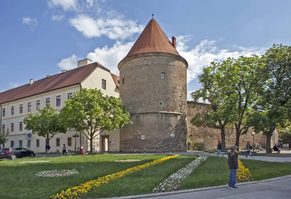 Zagreb Chorvatsko Května 2019 Fotografie Věže Pozůstatků Městského Opevnění — Stock fotografie