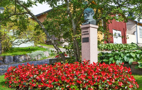 Denkmal Für Den Komponisten Gabriel Linsen Porwoo Finnland Drehtermin September — Stockfoto