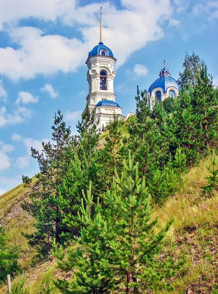 Die Kirche Johannes Des Täufers Auf Orlovaya Gora Rezh Gebiet — Stockfoto