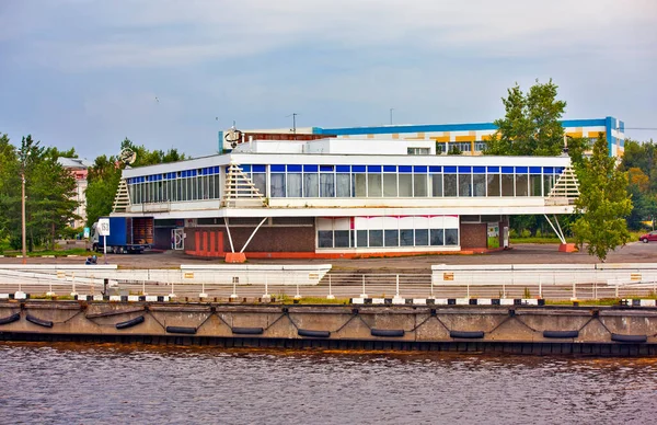 Före Detta Kaféet Neptunus Köpcentret Prag Archangelsk Ryssland Datum För — Stockfoto