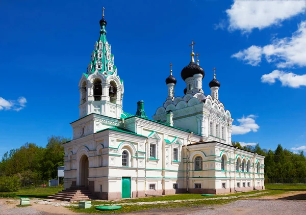 Igreja Trindade Dadora Vida Parusinka Ivangorod Região Leningrado Russia Data — Fotografia de Stock