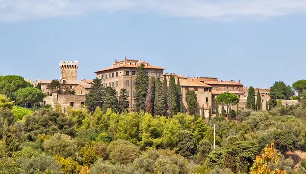 Fortress Populonia Piombino Italy Date Filming September 2018 — Stock Fotó