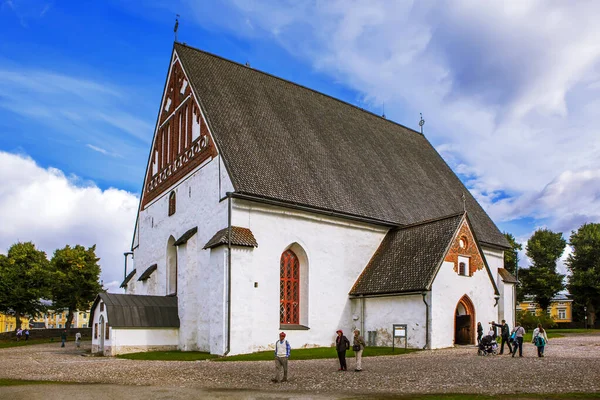 Καθεδρικός Ναός Της Παναγίας Πορβουό Φιλανδία Ημερομηνία Γυρισμάτων Σεπτεμβρίου 2017 — Φωτογραφία Αρχείου