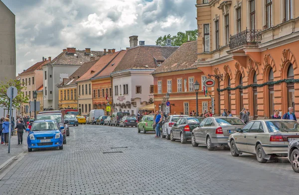 Ulica Tarnok Budapeszt Węgry Data Fotografowania Kwietnia 2019 — Zdjęcie stockowe