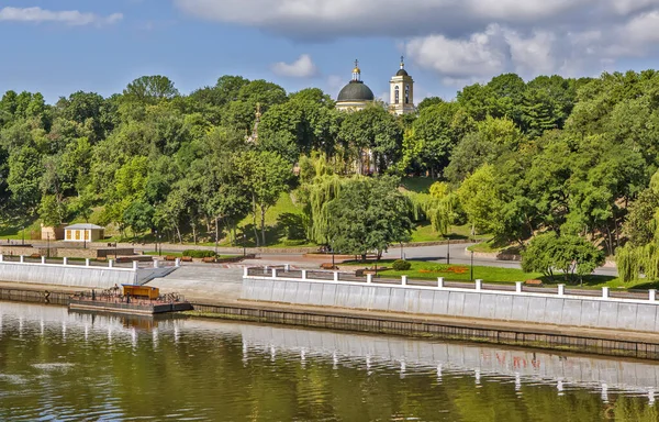 Vista Parque Catedral Dos Santos Pedro Paulo Ponte Sobre Rio — Fotografia de Stock