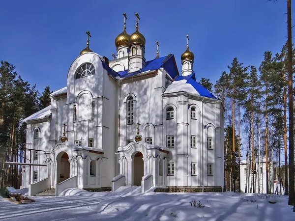 Вид Среднеуральского Монастыря Россия — стоковое фото