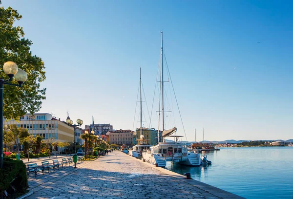 Cityscape Beautiful Promenade Sibenik Croatia — Stock Photo, Image