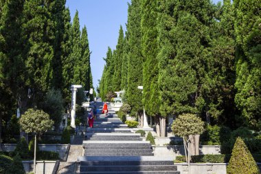 PARTENIT, CRIMEA - 7 Eylül 2016: Rajewski Merdivenlerinin Fotoğrafı 