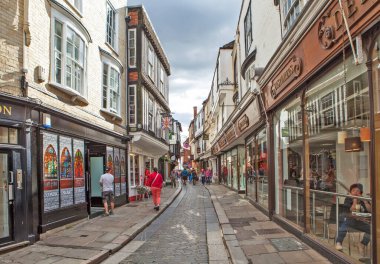 CANTERBURY, GREAT BRITAIN - 15 Ağustos 2019: Şehir manzarası