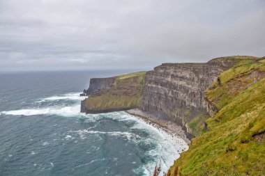 County Clare 'deki Moher Kayalıkları. Liscannor. İrlanda