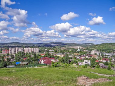 Kel Dağ 'dan görüntü. Nizhny Tagil. Sverdlovsk bölgesi. Rusya.