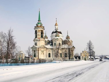 Aziz Niklas Kilisesi harikalar yaratıcısı. Byngi köyü. Sverdlovsk bölgesi. Rusya (2013)