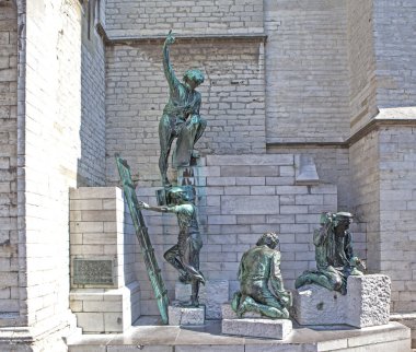 Kule İnşaatçısı Pieter Apelmans 'ın Anıtı