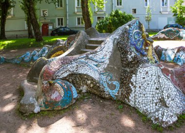 PETERSBURG, RUSSIA - 22 Temmuz 2019: 