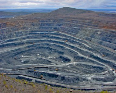 Kömür ocağı, madenciliğin çıkarılması kavramı.