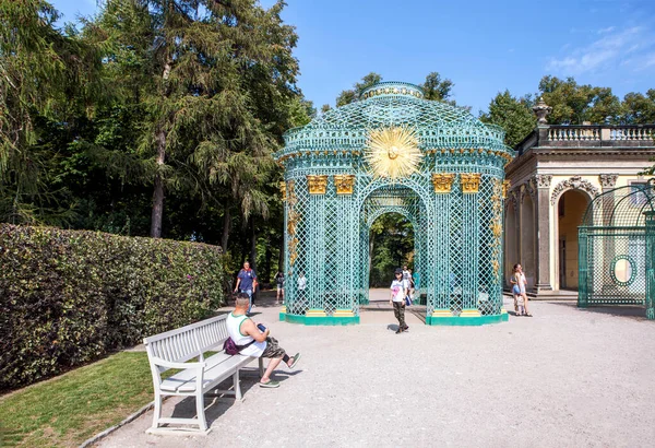 Potsdam Německo Srpna 2019 Fotografie Pavilonu Mesh Paláci Sanssouci — Stock fotografie