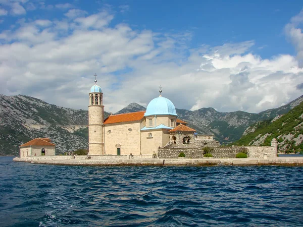 Marienkirche Riff Perast Montenegro — Stockfoto