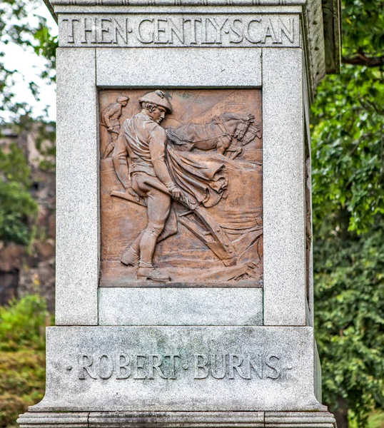 Sterlng Great Britain Srpna 2019 Fotografie Památníku Roberta Burnse — Stock fotografie