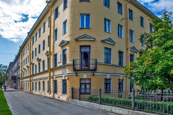 Kronstadt Rússia Julho 2019 Foto Casa Parábola Catedral Santo André — Fotografia de Stock