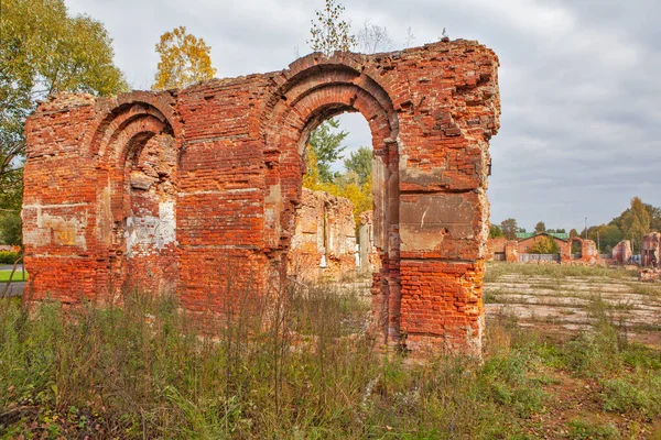 Les Ruines Arène Régiment Cavalerie Modèle Pavlovsk Saint Pétersbourg Russie — Photo