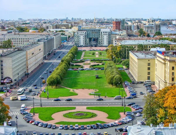 Het Historische Centrum Van Petersburg Shpalernaya Straat Zicht Van Bovenaf — Stockfoto