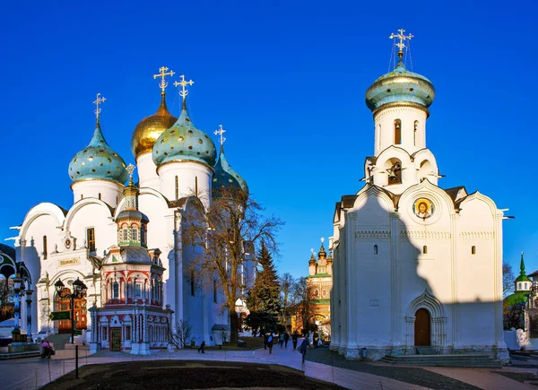 Sergiev Posad Russia April 2020 Photo Dukhovskaya Church Refectory Trinity — Stock Photo, Image