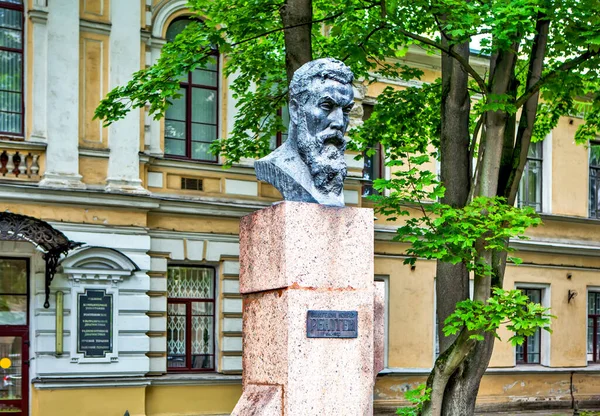 Petersburg Rusko Června 2019 Fotografie Památníku Williama Conrada Roentgena Roentgen — Stock fotografie