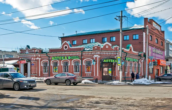 Irbit ロシア 2020年3月18日 商人Smirnov 1890 Stの旧石造りの邸宅の写真Sovetskaya — ストック写真